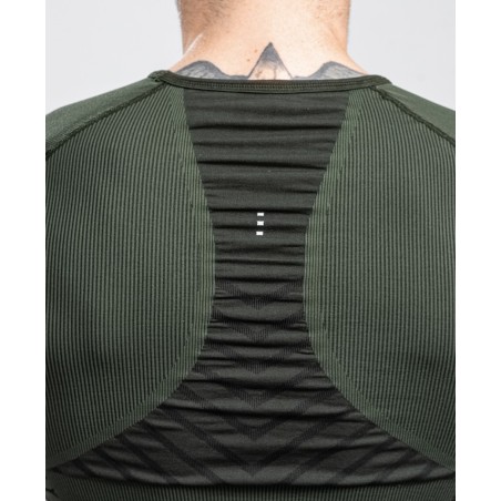 T-shirt ADVENTURE Technical Line Kaki Black