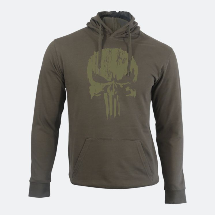Sweat-shirt Punisher Kaki Kaki