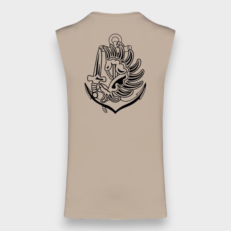 Tee-shirt sans manche Colo Light sand