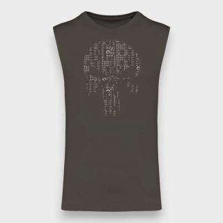 T-shirt sans manche Punisher Balles Dark kakhi
