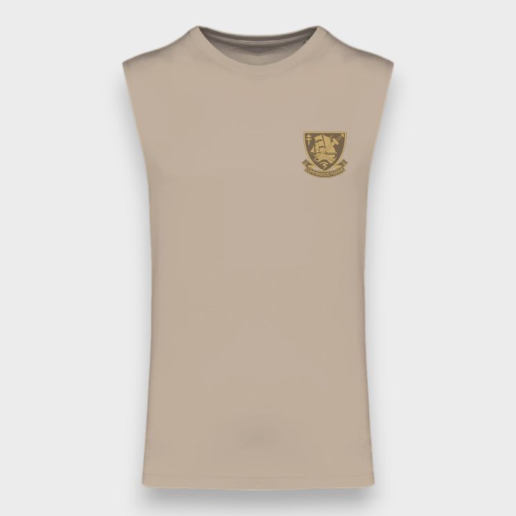 Tee-shirt sans manche Commando marine Light sand