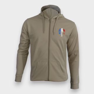 Sweat-shirt zippé Punisher FranceLight sand