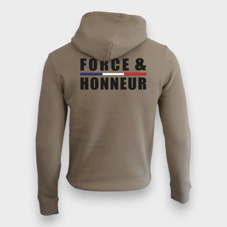 Sweat-shirt 350g Force & HonneurWet sand