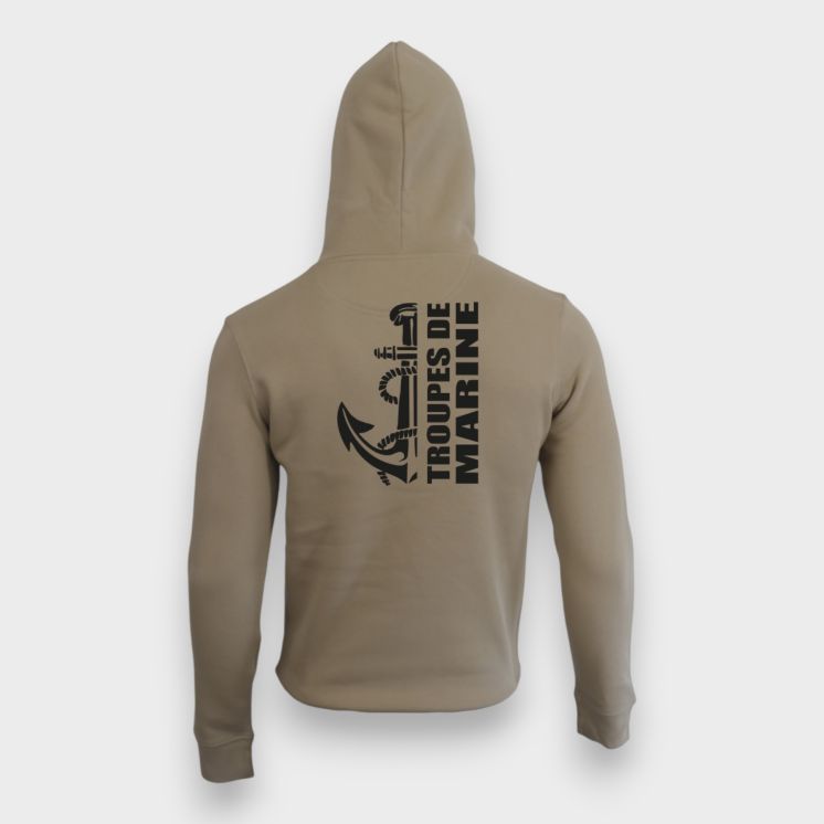 Sweat-shirt 350g Troupes de Marine DesignWet sand