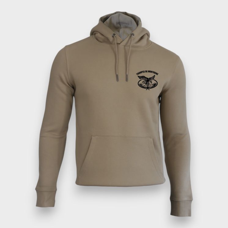 Sweat-shirt 350g Troupes de MontagneWet sand