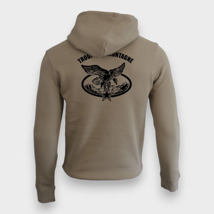Sweat-shirt 350g Troupes de MontagneWet sand