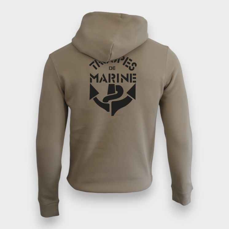 Sweat-shirt 350g Troupes de Marine Wet Sand