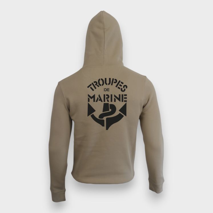 Sweat-shirt 350g Troupes de Marine Wet Sand