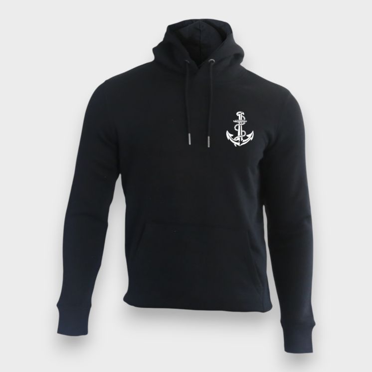 Sweat-shirt 350g Troupes de Marine FranceNoir