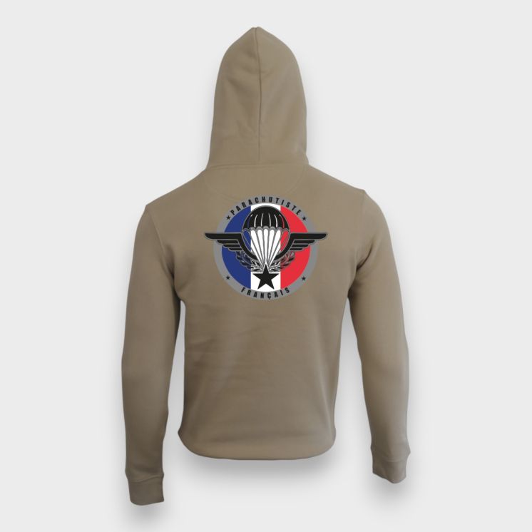 Sweat-shirt 350g Parachutiste Français Wet Sand