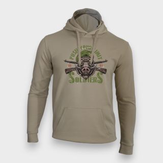 Sweat-shirt Push your limit Soldiers Light Sand