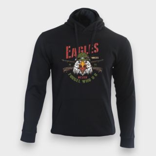 Sweat-shirt Eagle never forget Noir