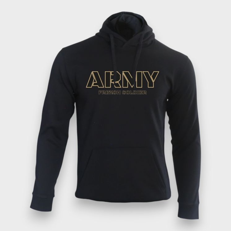 Sweat-shirt Army French Soldier Noir