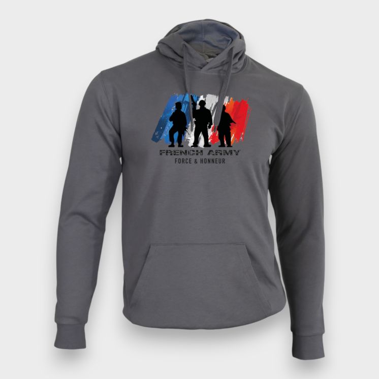 Sweat-shirt French Army F&H Gris