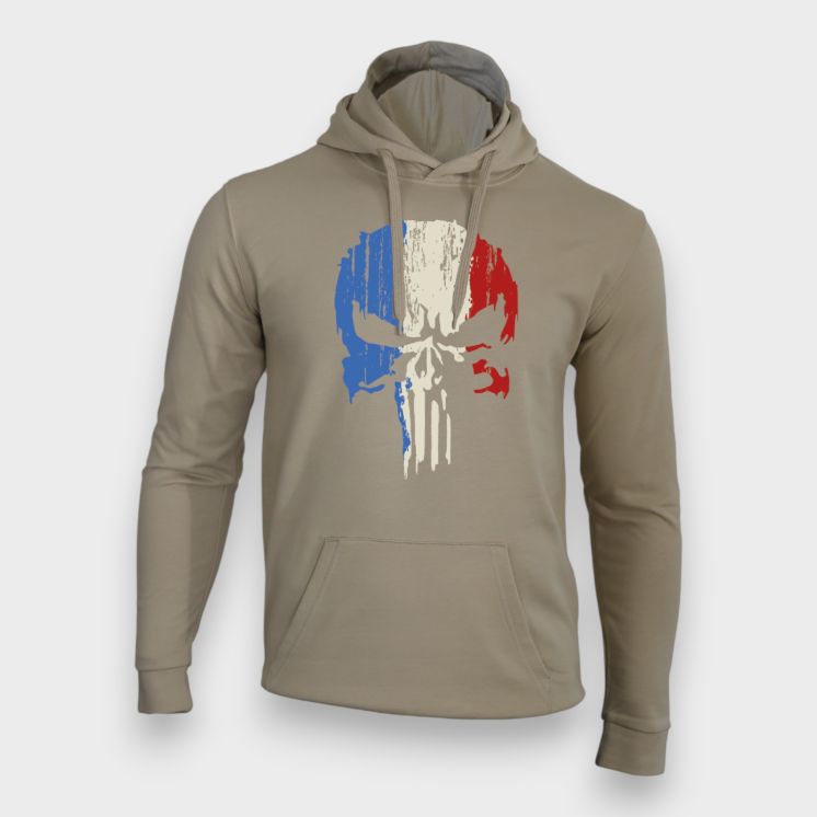 Sweat-shirt Punisher France Light Sand