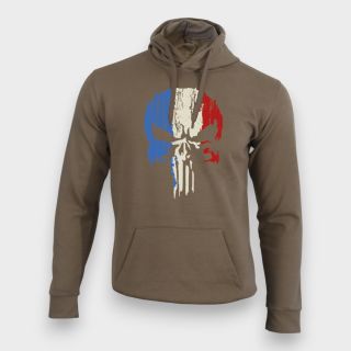 Sweat-shirt Punisher France Moka