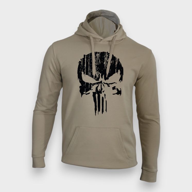 Sweat-shirt Punisher Noir Light Sand