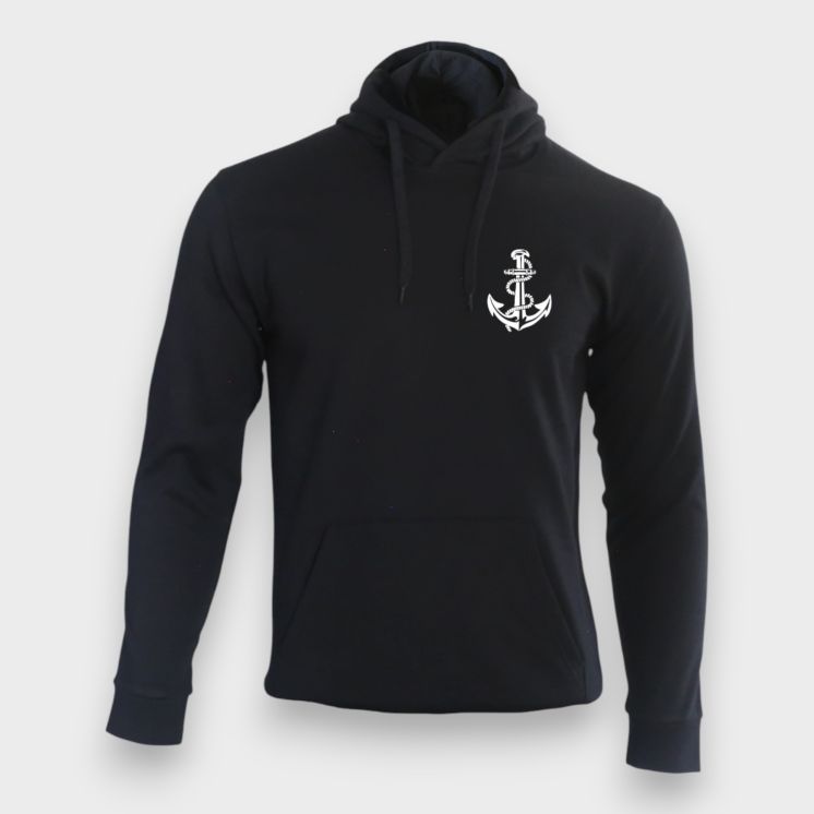 Sweat-shirt Troupes de Marine France Noir