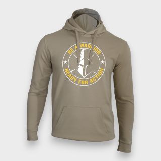 Sweat-shirt Be a warrior Light Sand