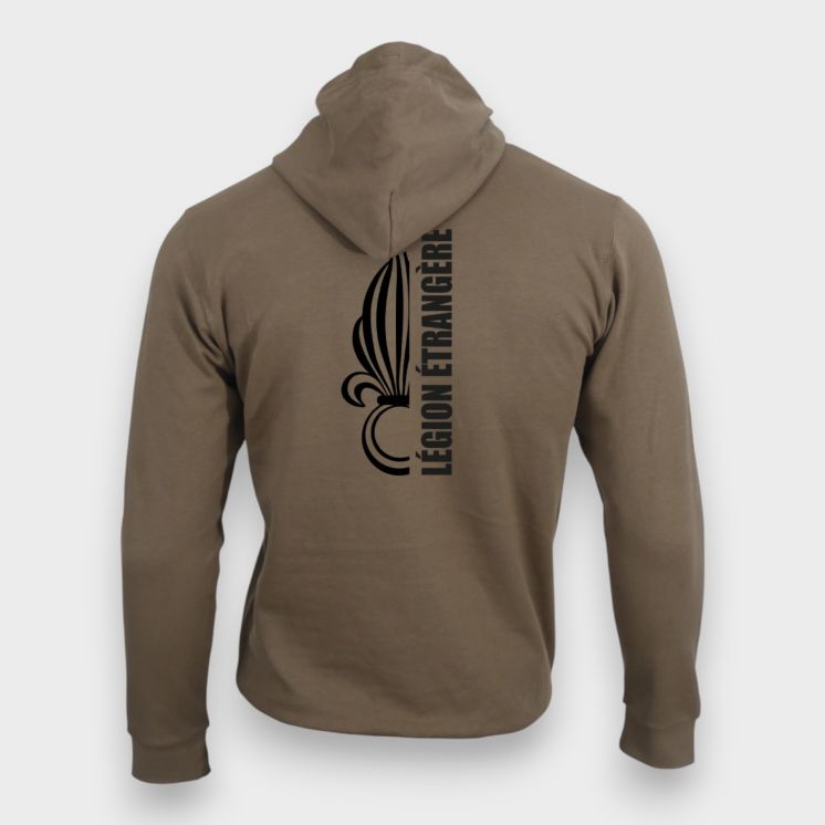 Sweat-shirt Légion Etrangère design Moka