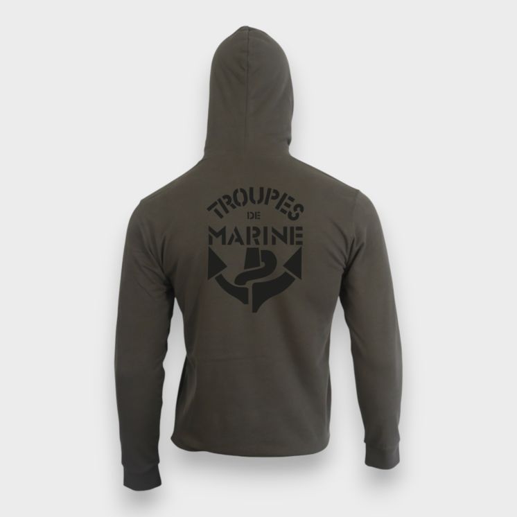 Sweat-shirt Troupes de Marine Kaki
