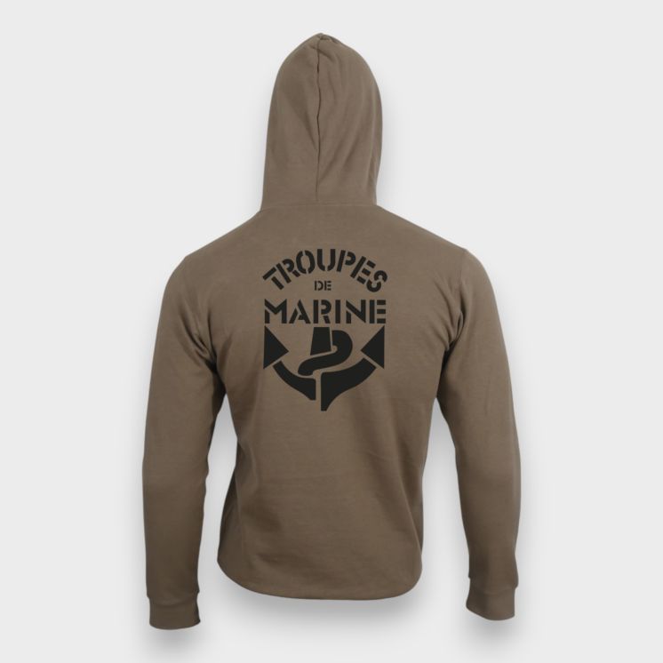 Sweat-shirt Troupes de Marine Moka