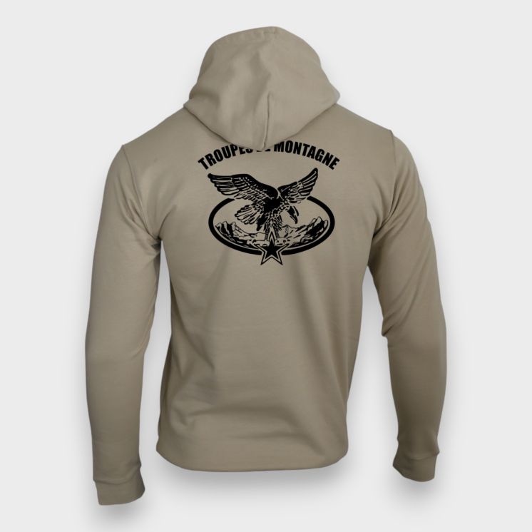 Sweat-shirt Troupes de Montagne Light Sand