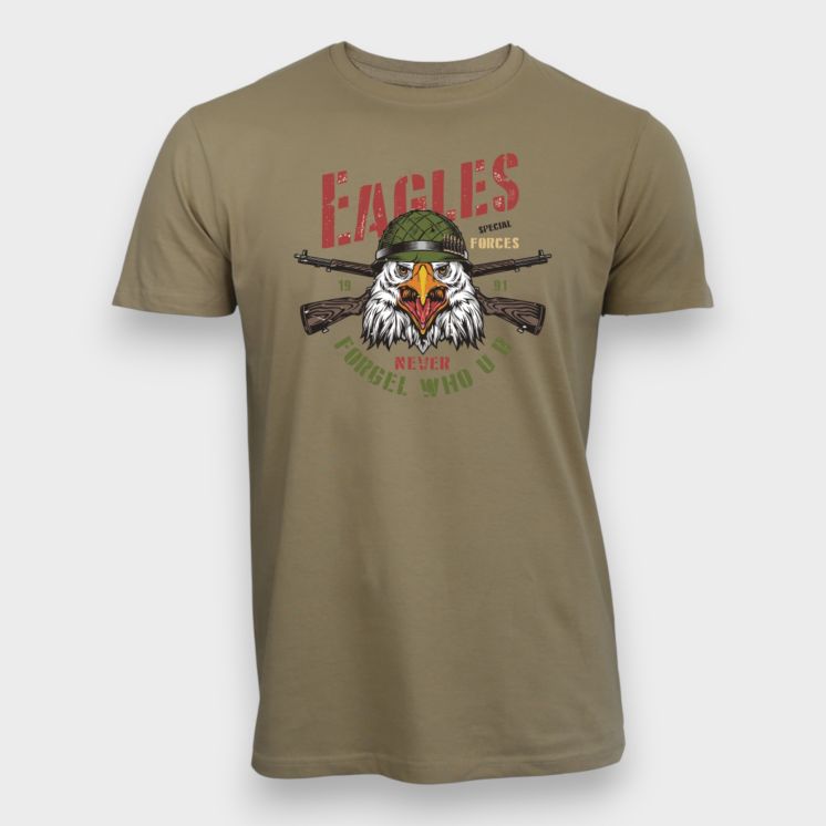 T-shirt Eagle never forget Coyote