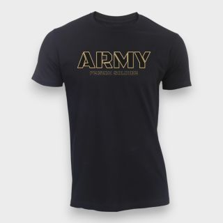 T-shirt Army French Soldier Noir
