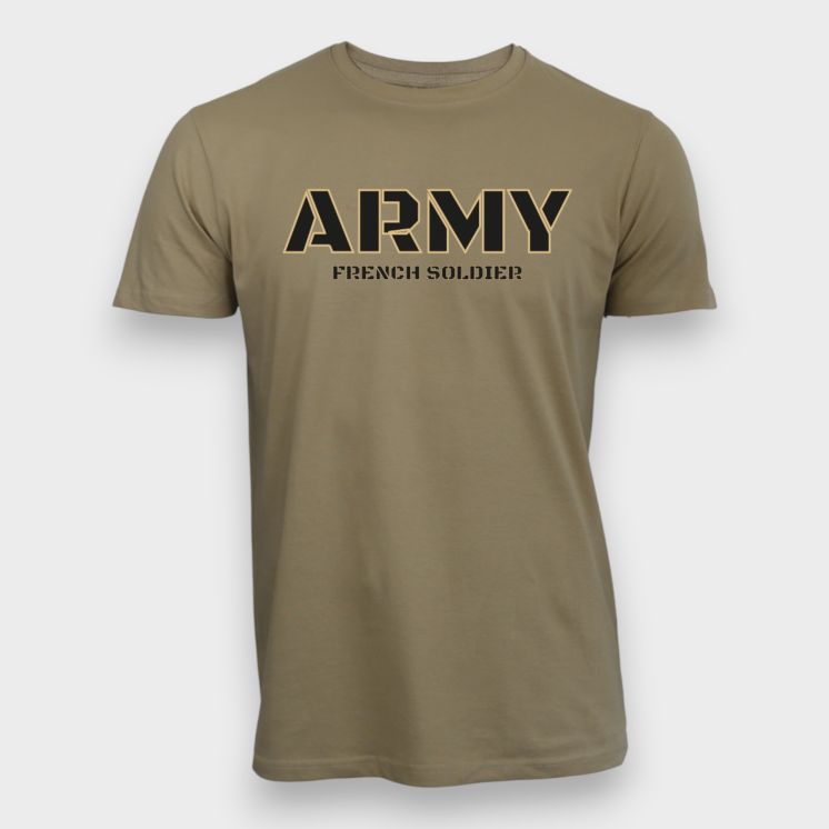 T-shirt Army French Soldier Coyote