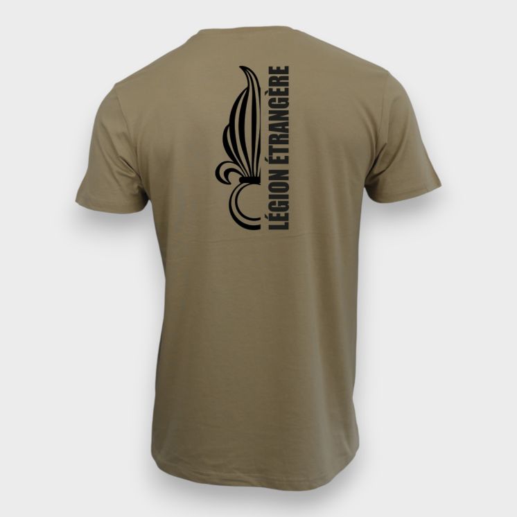 T-shirt Légion Etrangère design Coyote