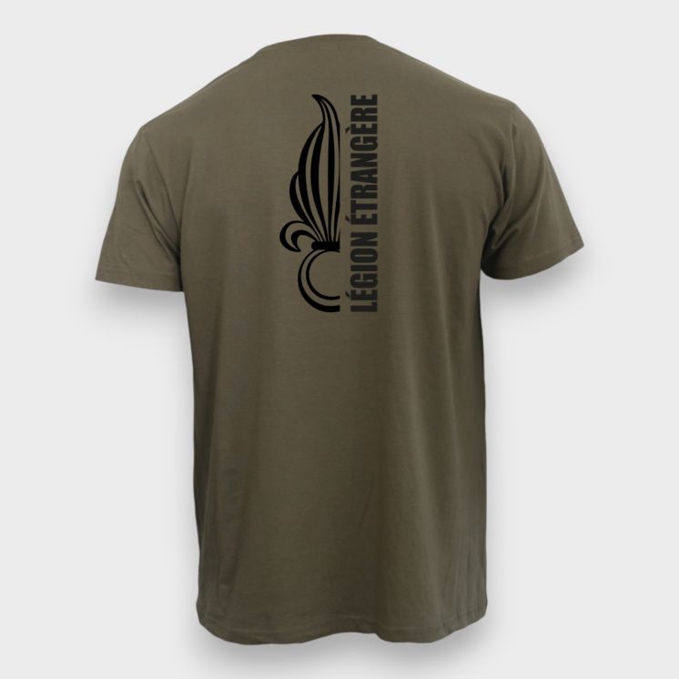 T-shirt Légion Etrangère design Kaki