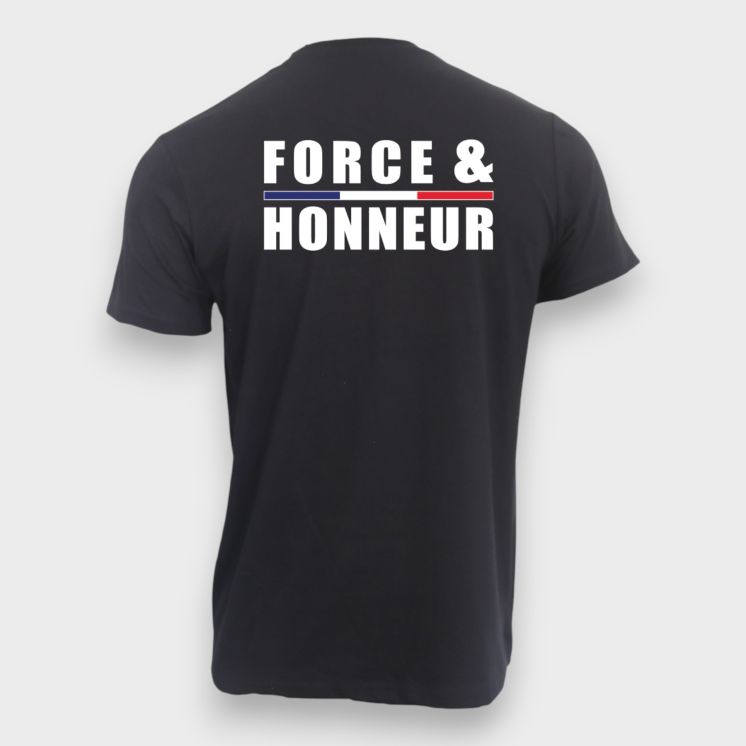 T-shirt Force & Honneur Noir