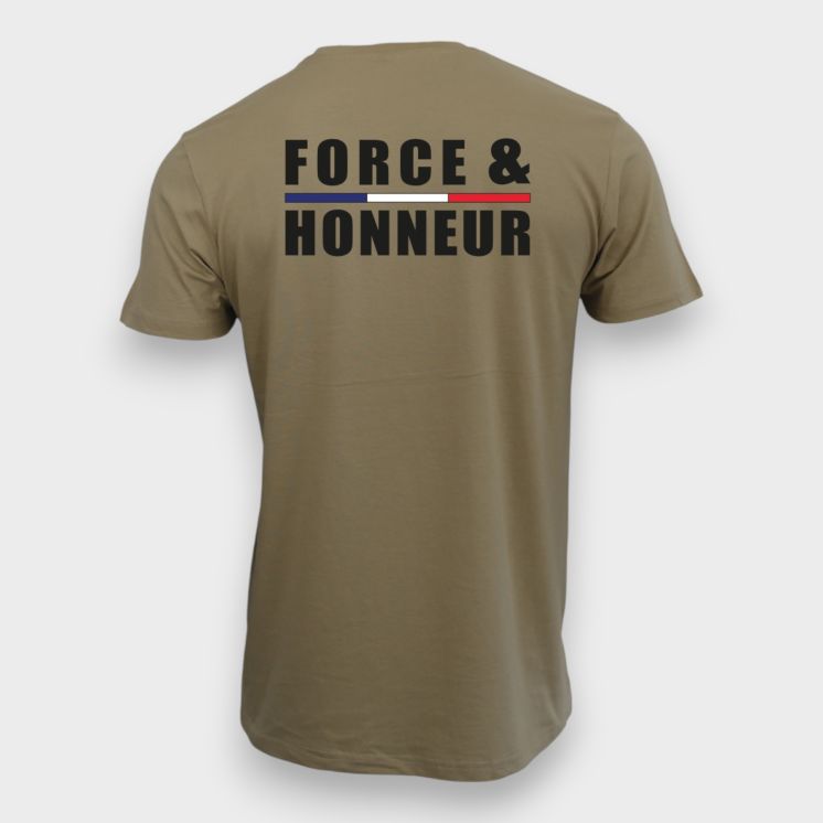T-shirt Force & Honneur Coyote