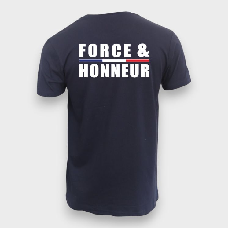 T-shirt Force & Honneur Marine