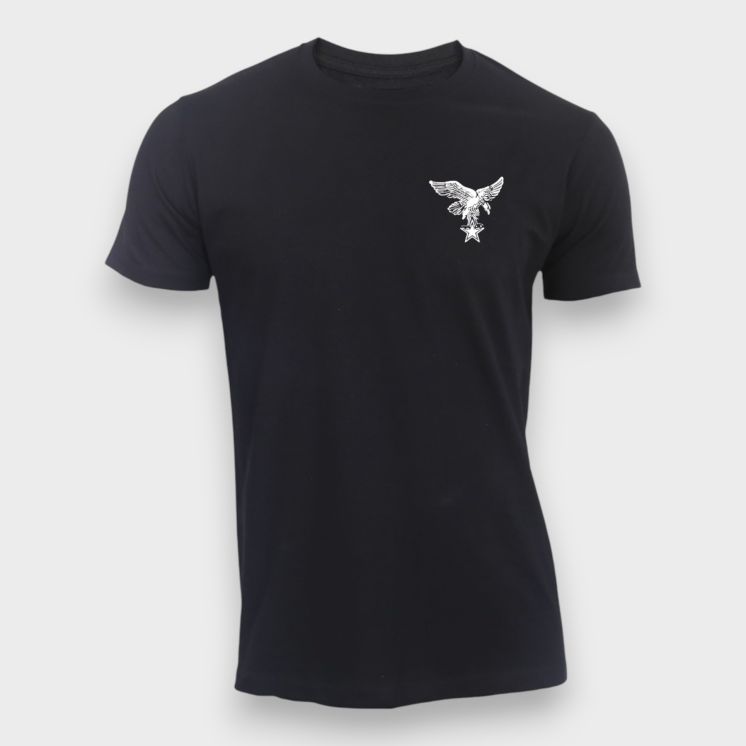 T-shirt Toupes de Montagne Française Noir