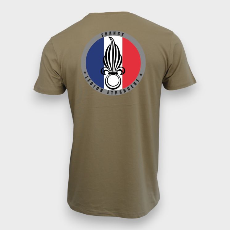 T-shirt Légion Etrangère France Coyote