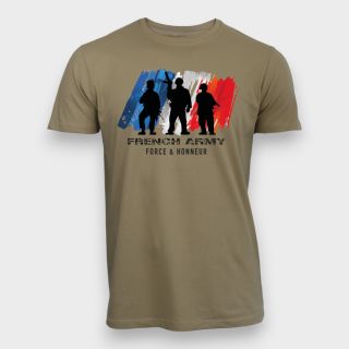 T-shirt French Army F&H Coyote