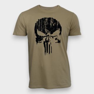 T-shirt Punisher Noir Coyote