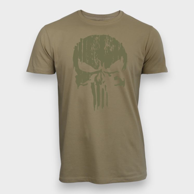 T-shirt Punisher Kaki Coyote
