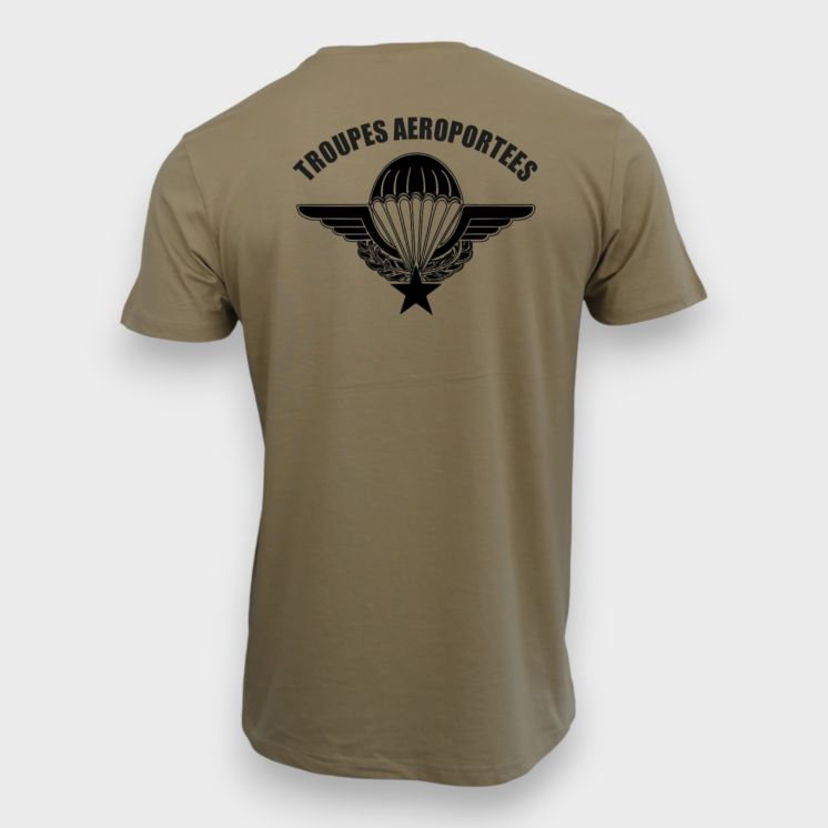 T-shirt Troupes Aéroportées Coyote