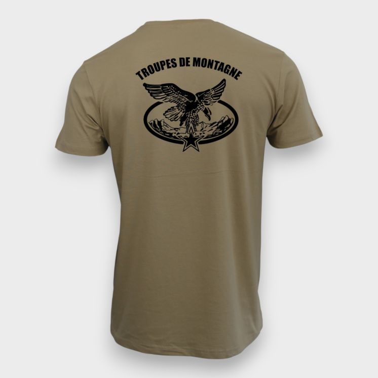 T-shirt Troupes de Montagne Coyote