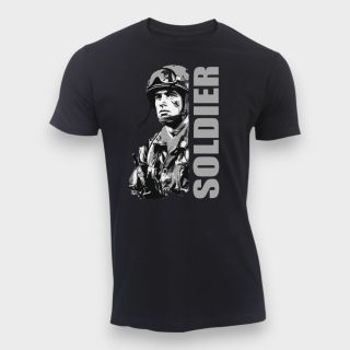 T-shirt Soldier Noir