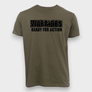 T-shirt Warriors Military Kaki