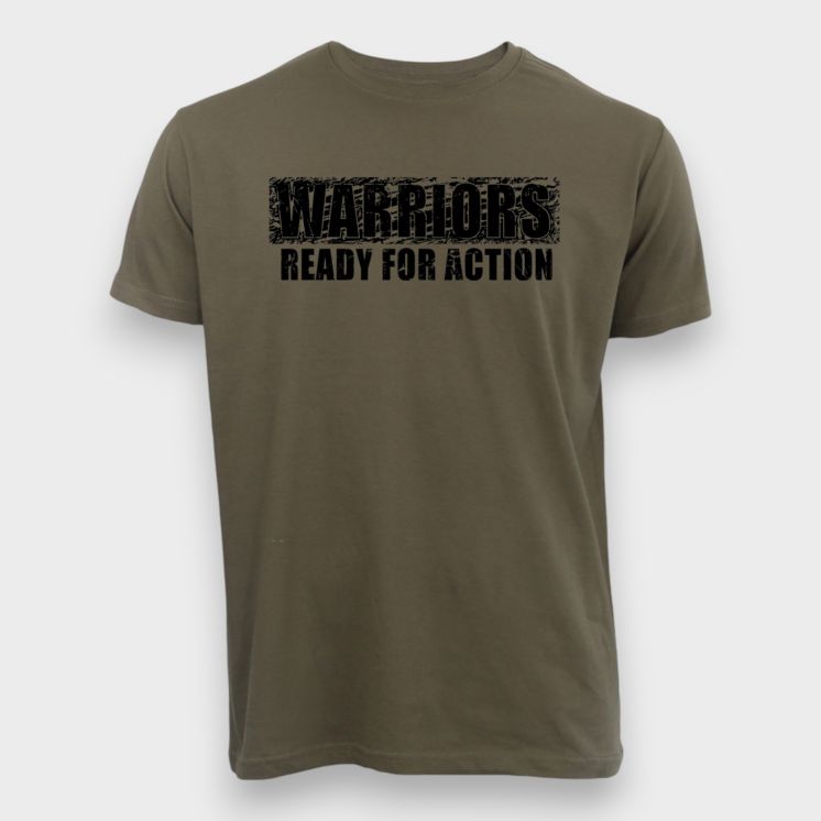 T-shirt Warriors Military Kaki