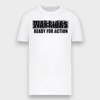 T-shirt Warriors Military Blanc