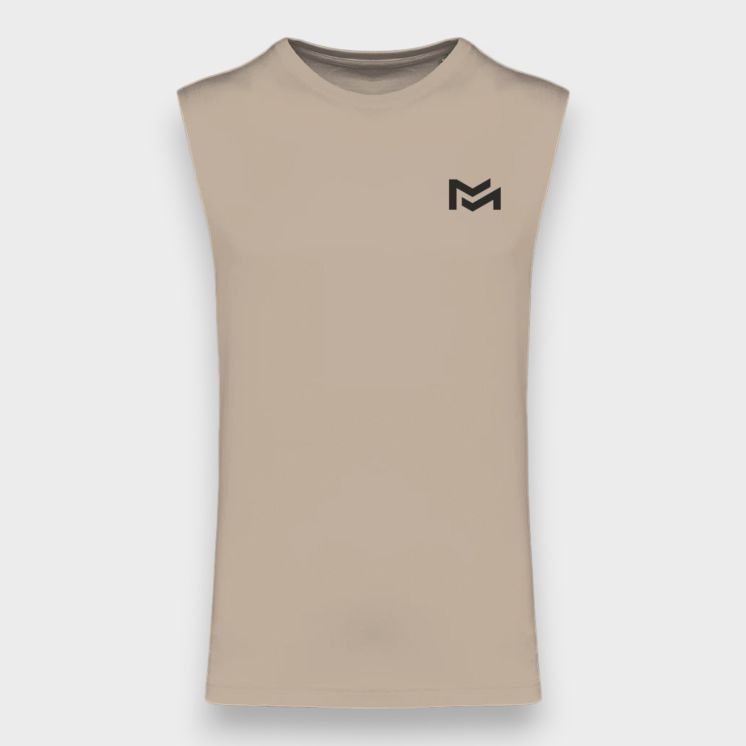 Tee-shirt sans manche Force & Honneur Light sand
