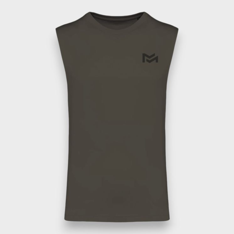 Tee-shirt sans manche Force & Honneur Dark kakhi