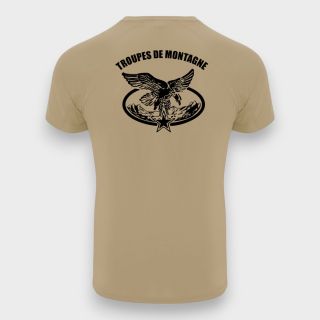 T-shirt Troupes de Montagne CONTROL DRY Coyote