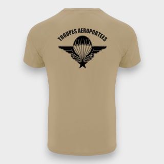 Tee-shirt Troupes aéroportées CONTROL DRY Coyote